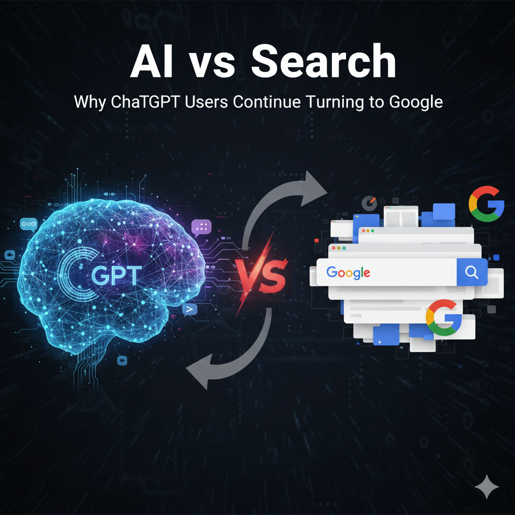 AI vs Search: Why ChatGPT Users Continue Turning to Google